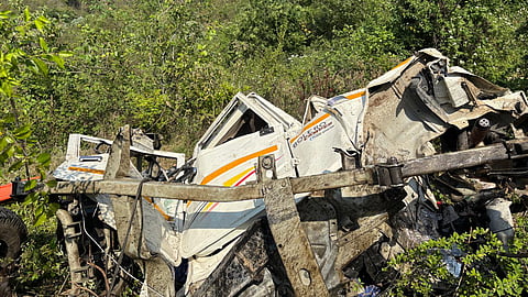 According to preliminary reports, the vehicle was carrying 10 passengers who were heading back to Ghansali.