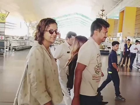 TamIl Nadu Depy CM Udhyanidhi Stalin flies abroad with family