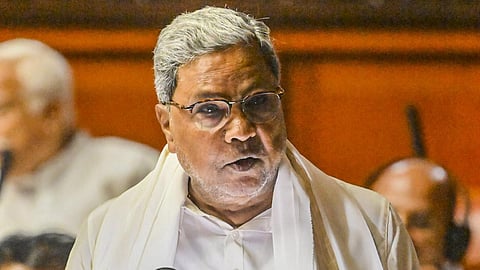 Karnataka Chief Minister Siddaramaiah.