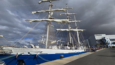 INS Sudarshini arrived at Las Palmas in Spain’s Canary Islands on Thursday in its first-ever visit to the archipelago.