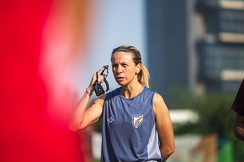 India U17 women's team head coach Pamela Conti