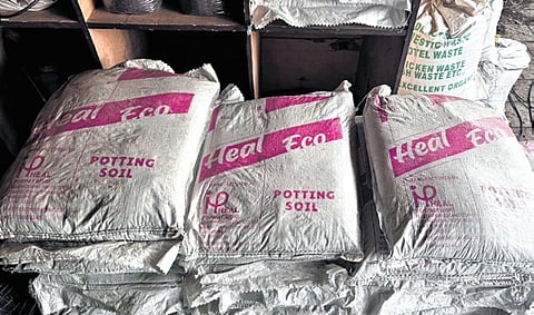 Heal Eco potting soil packed for sale