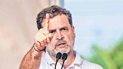 Congress leader Rahul Gandhi