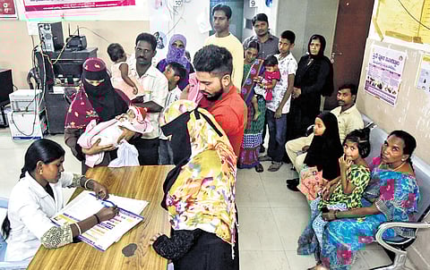 The average number of patients visiting each facility per day also rose from 11 to 58.