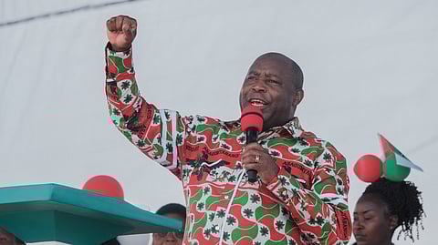 President of Burundi Evariste Ndayishimiye