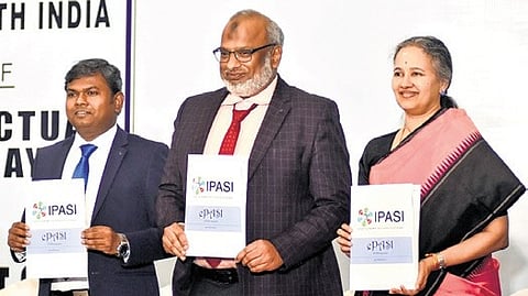 Dignitaries during the event organised by Intellectual Property Association of South India.