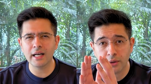 Rajya Sabha MP Raghav Chadha posted a self-made video statement to explains his exit from AAP