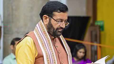 Haryana Chief Minister Nayab Singh Saini in the Haryana Legislative Assembly