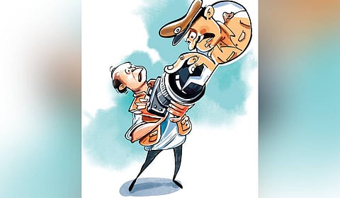 IPS officer, media clash at EVM storage space in Tiruchy.