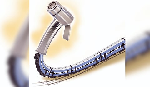 As many as 328 gravity cock (water taps), three health faucets, 23 stainless steel mugs, five dustbins, four stainless steel dustbins and four fire extinguishers figure among items stolen from trains in just one division under the Southern Railway.