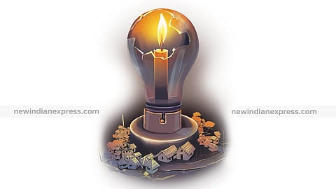 Though the Kerala State Electricity Board (KSEB) has not announced any scheduled power cuts, outages lasting around 15 minutes have been occurring during the day and late at night, disrupting daily life and sleep.