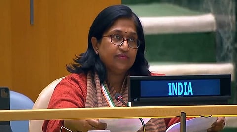 India’s Charge d’affaires to the UN, Ambassador Yojna Patel.