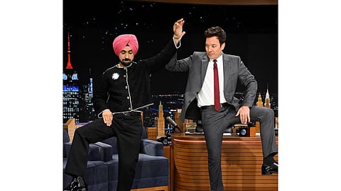 Diljit Dosanjh teaches Jimmy Fallon Bhangra, returns to The Tonight Show in style