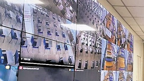 The Command Control Room is connected to 540 cameras installed across 28 medical, nine dental, and seven Ayush colleges in Andhra Pradesh.