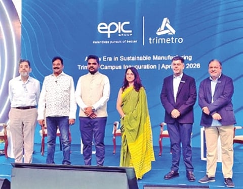 Minister Sampad Chandra Swain at the inauguration of the manufacturing unit