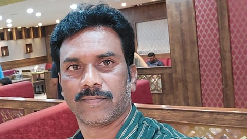 ABN Andhra Jyothi reporter, Jaganmohan Reddy.