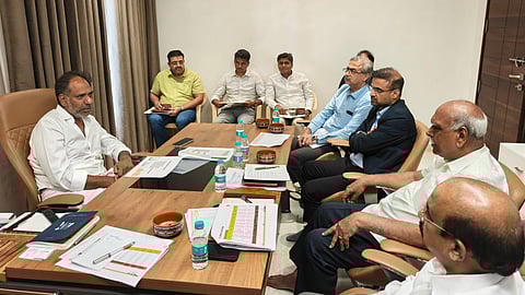 Energy minister Gottipati Ravikumar held a review meeting at his camp office on Tuesday.
