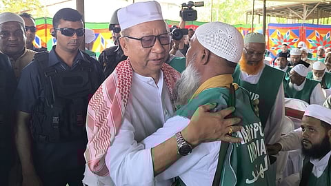 Manipur CM Yumnam Khemchand Singh extends wishes to Haj pilgrims.