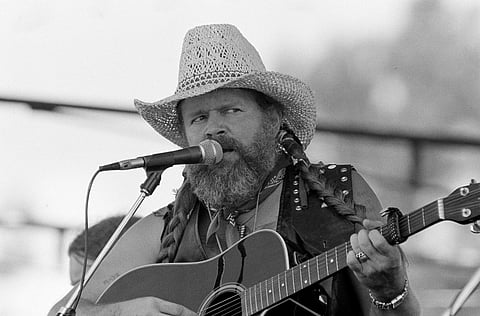 David Allan Coe is pictured during an interview in Nashville, Tenn., May 9, 1983.