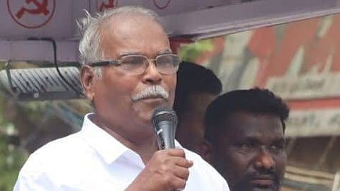 Former CPM state secretary K Balakrishnan.