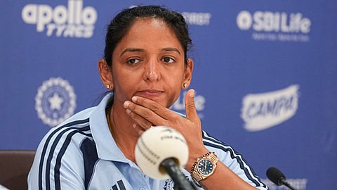 Harmanpreet Kaur in the press conference on Saturday