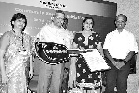 Braille embosser donated