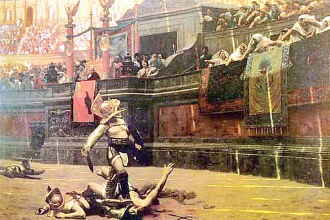 The warriors of the Roman Empire