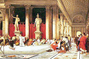 The cruel emperor of ancient Rome