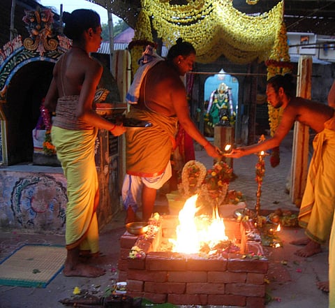 ‘Homam’ at Madurai Government Hospital to ward off dengue