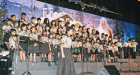 Beatboxing at a Christmas concert?