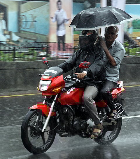 Rain gods add to gloom to the city