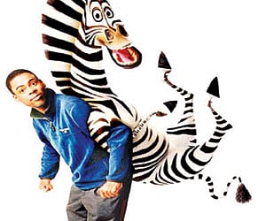 Chris Rock did the voice of the zebra in Madagascar