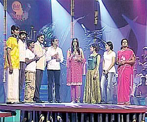 TV stars in Vijay TV’s Isai Kudumbam