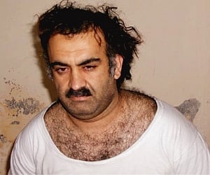 Khalid Sheikh Mohammed, shortly after his capture. (File photo, AP)