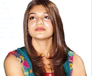 Siya spotted at Neninthe’s audio release. Pics: Sai Ramesh.