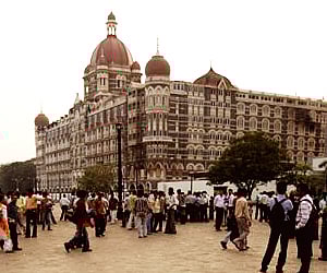 The Taj Mahal Palace hotel, a few days after the terror rampage. (Photo: AP)