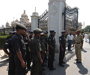 Restricted entry into Vidhana Soudha