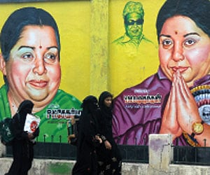 Election time: Capturing wall space, a regular feature before the election process starts, is now over thanks to new norms that restrains parties from