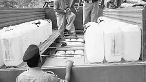 Two lorries seized for illegal transport of food wastes from Kerala