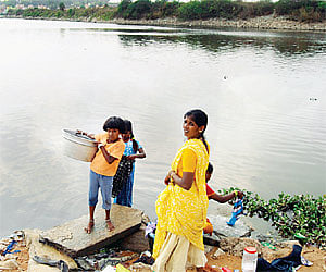 Ripples in Hulimavu lake