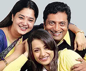 Rajeev, Sonia and Krishnudu at the launch of their film