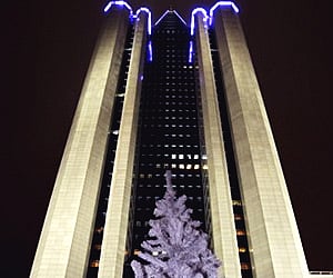 Russia's natural gas monopoly Gazprom headquarters Moscow. (Photo: AP)