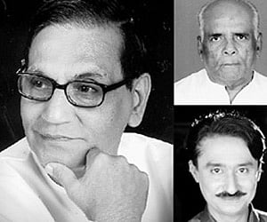 Recipients of Karnataka Nataka Academy annual Awards 2008: BS Keshavarao, Tippanaika, P Venkataramaiah, KV Srinivasa Prabhu, Bharati Shirahatti, Mohan
