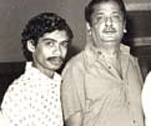 A file picture of Sathyan (left) with director Balakrishnan.