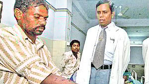 Police officers say completing the medical examination in MGMGH is a challenge. 