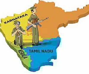 Guerrilla war zones in South