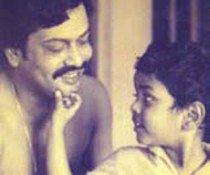 A file picture of Indrajith with Sukumaran