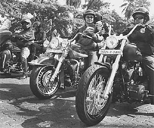 Watch out for fire on road