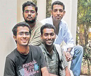 Arun Bose, Kiran Tom Sajan, Sachindev PS and Deepu Charles (Pix J Manoharan)