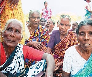 A file picture of ECR widows who are yet to get their pension